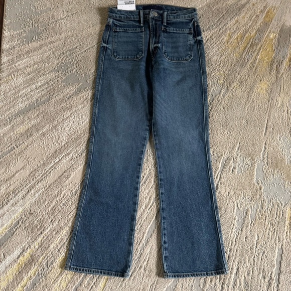 Joes jeans straight mini boot crop ankle patch pockets vintage stretch 26 new - Picture 1 of 11